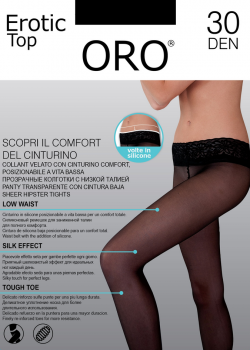 Купить  Erotic Top 30 den колготи Nero Oro