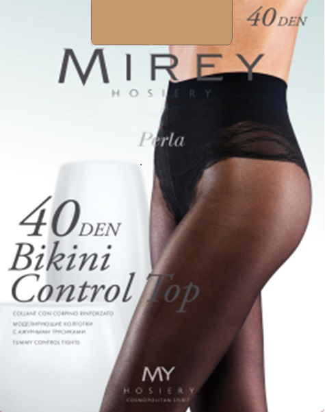 Купить  Bikini Control Top 40 den колготи Glace Mirey