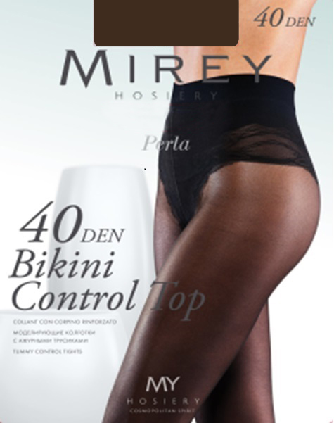 Купить  Bikini Control Top 40 den колготи Cappucino Mirey