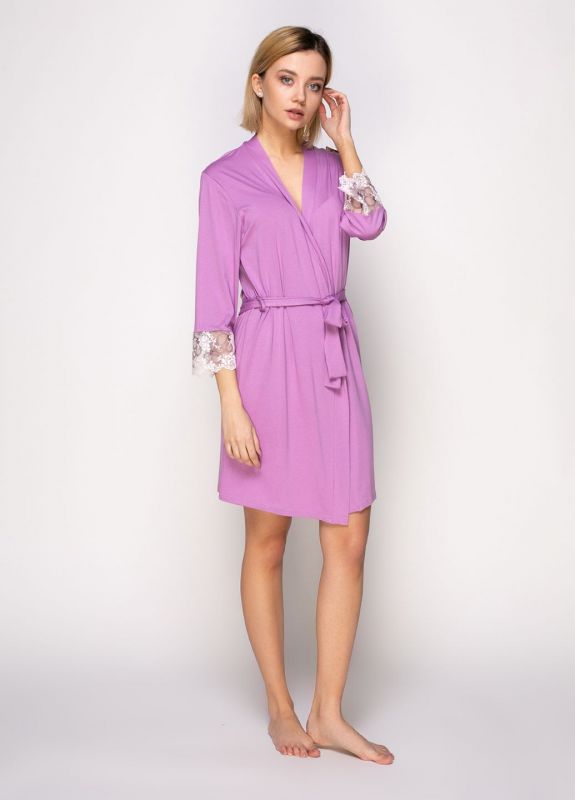 Купить 5506Н халат віскоза фіолетова Serenade