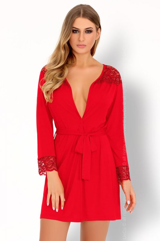Купить Omolarina халат червоний Livia Corsetti Fashion
