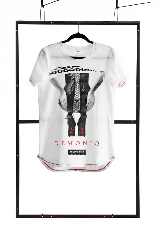 Купить TSHFW002 футболка біла Demoniq